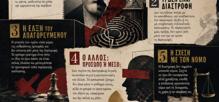 ΠΕΡΙ ΔΙΑΣΤΡΟΦΗΣ ΠΕΡΙ ΔΙΑΣΤΡΟΦΗΣ